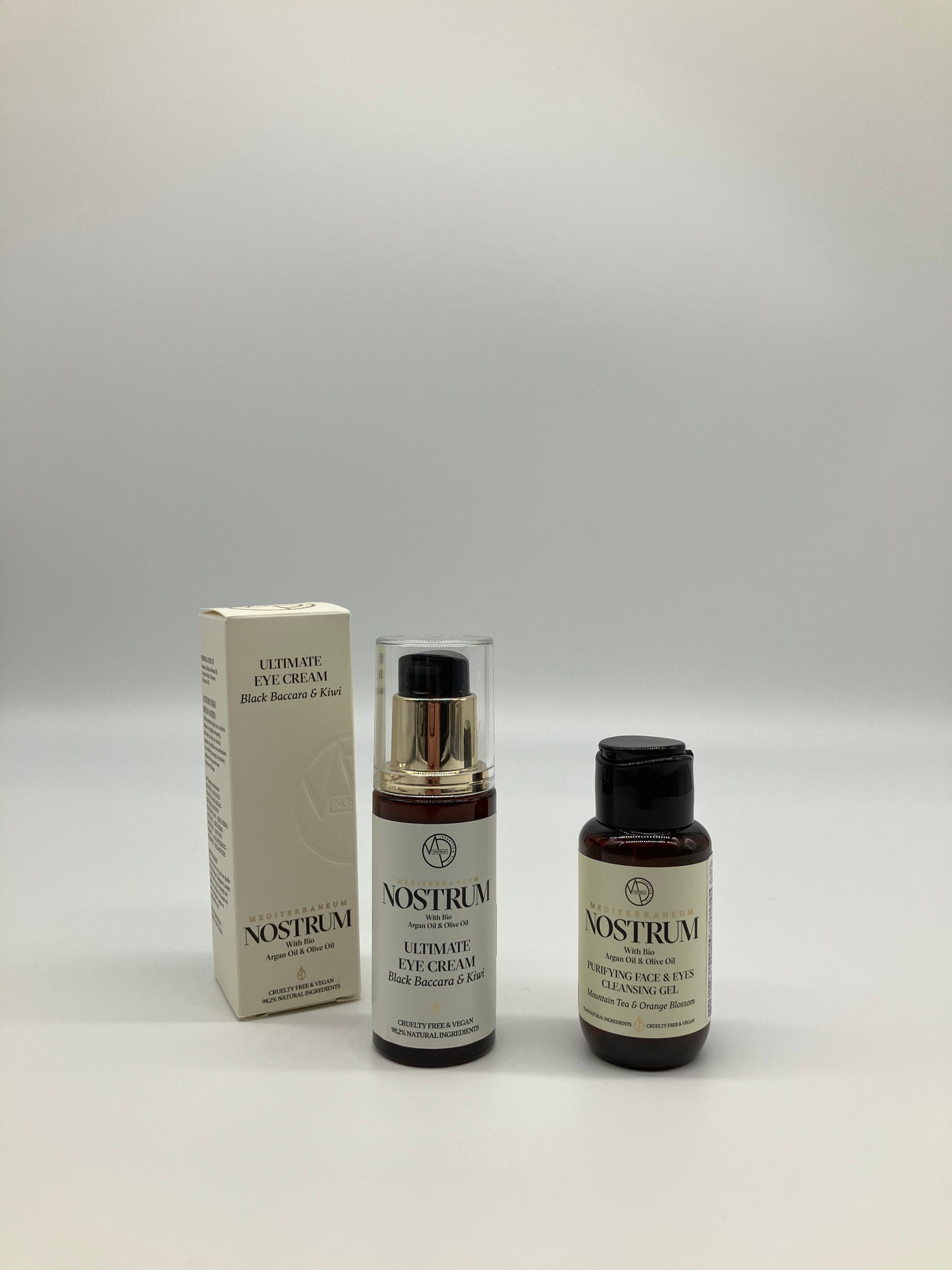 【送料無料 特別企画 15%OFF】SPノストラム ULアイクリーム B&K(ブラックバカラ&キウイ)+ クレンジングジェルミニボトル